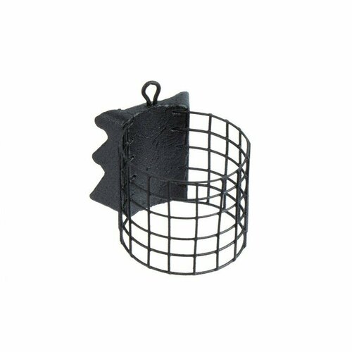 фото Груз-кормушка металлическая x-feeder me alligator m grid, цвет matt black, 60 г, 28 мл