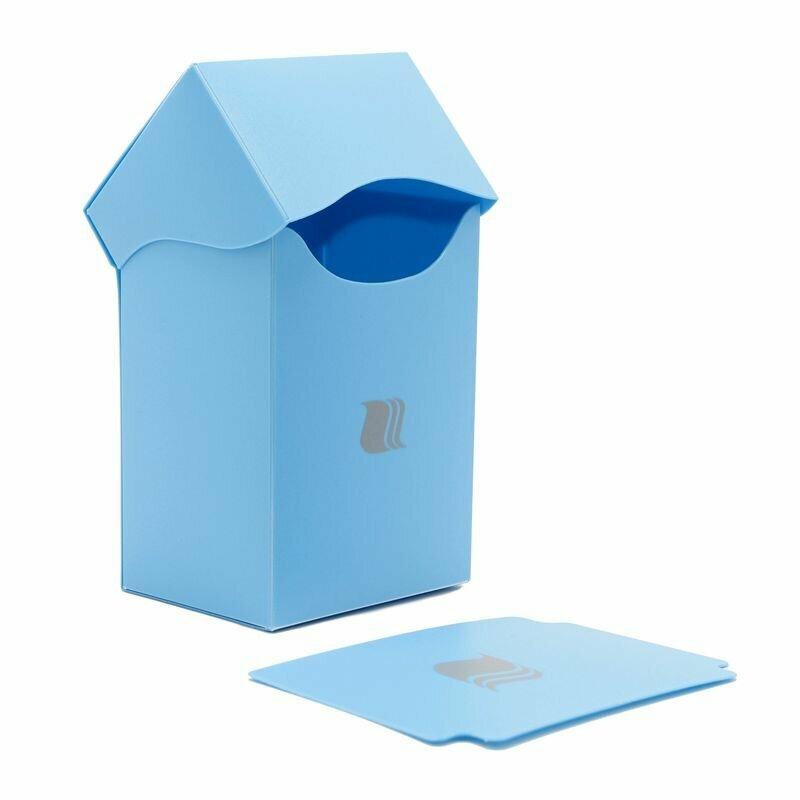 Пластиковая коробочка Blackfire вертикальная (80+ карт) Голубой