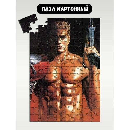 Пазл картонный 29x20 см, размер А4, 120 деталей, модель игра Dynamite Dyke - 790