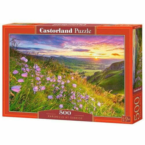 Пазл CastorLand Колокольчики на рассвете 500 деталей 47*33см B-53681