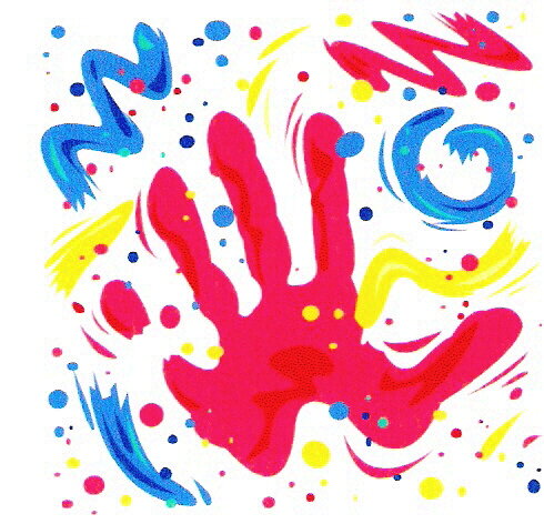 Набор для творчества Genio Kids Пальчиковые краски с трафаретом - фото №15