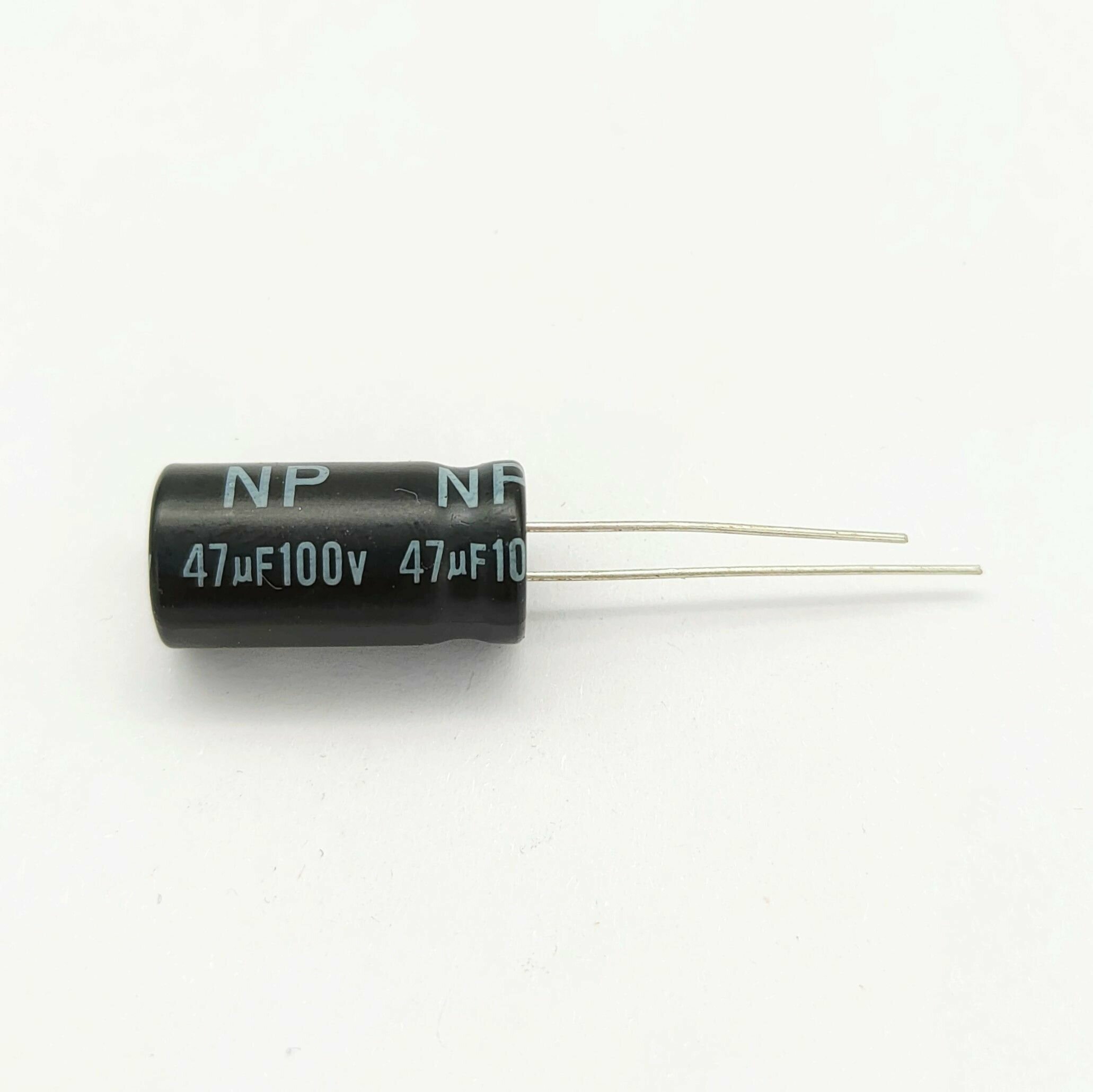 5шт. конденсатор электролитический неполярный (ECAP NP) 47мкф, 100в, Jamicon, NK, 85C, 10х20