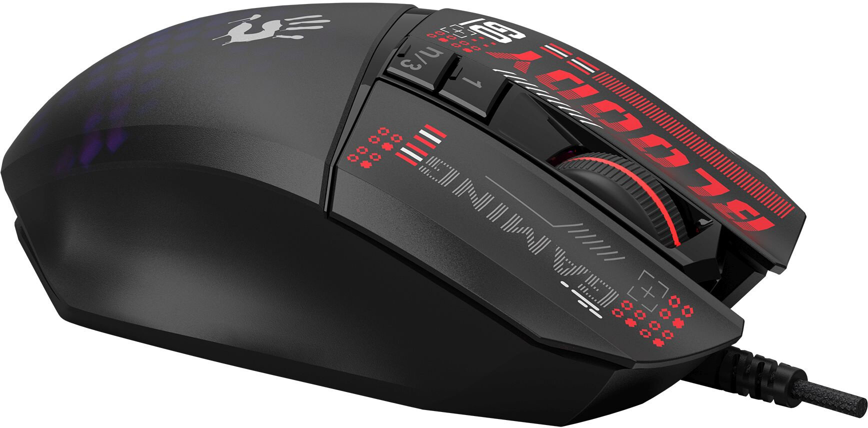Мышь A4Tech Max Mini черная оптическая (12000dpi) USB (9but) 1931311 - фото №5
