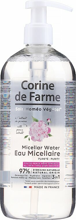 Мицеллярная вода Corine de Farme Очищающая 500мл - фото №10