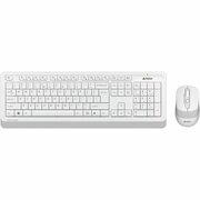 Клавиатура и мышь беспроводные A4TECH Fstyler FG1010S (белый/серый)