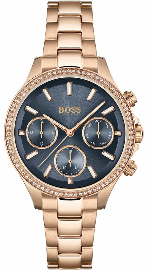 Наручные часы BOSS Hero, синий/золотой