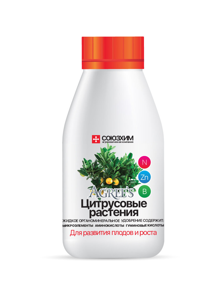 Удобрение Союзхим Agree's для цитрусовых растений 0,25л