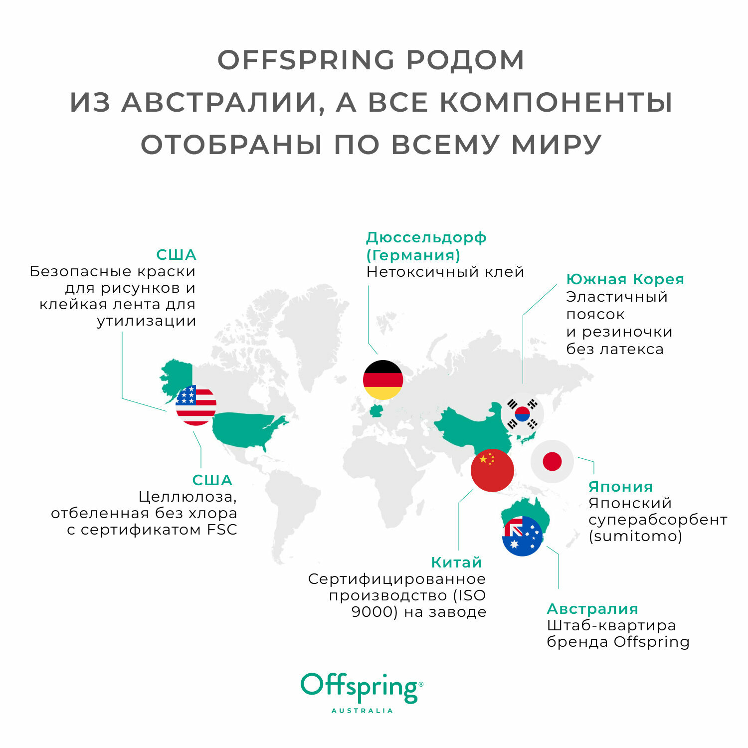 Подгузники-трусики Offspring "Лес" XL, 12-20кг, 30шт. - фото №12