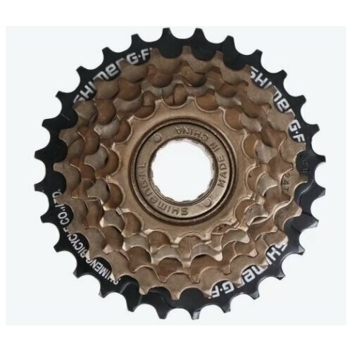 Трещотка TRIX 6 скоростей зубья 14-28T сталь коричневая 990₽