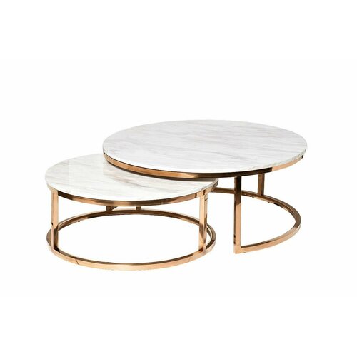 Стол журнальный Garda Decor 57EL-CT101А Стол журнальныйнабор из 2 шт d10041d8034см арт 57EL-CT101А 101414₽