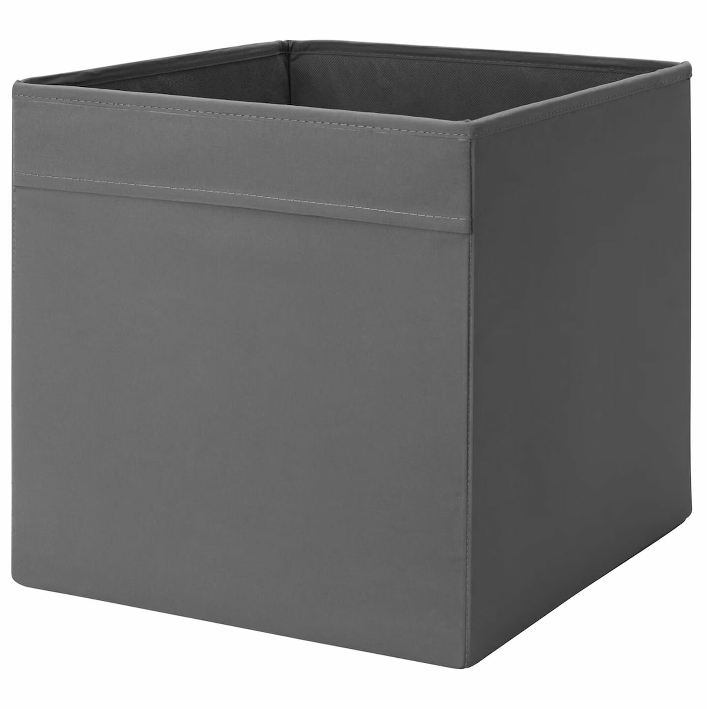 Коробка икеа дрена, серый, короб для хранения вещей, 33х38х33 см.