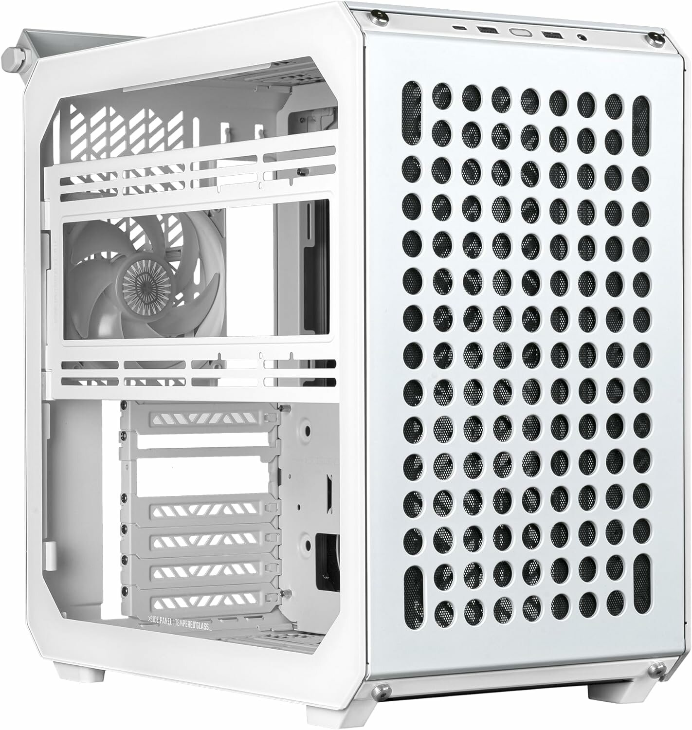 Cooler Master Корпус без блока питания/ Cooler Master Qube 500 Flatpack White