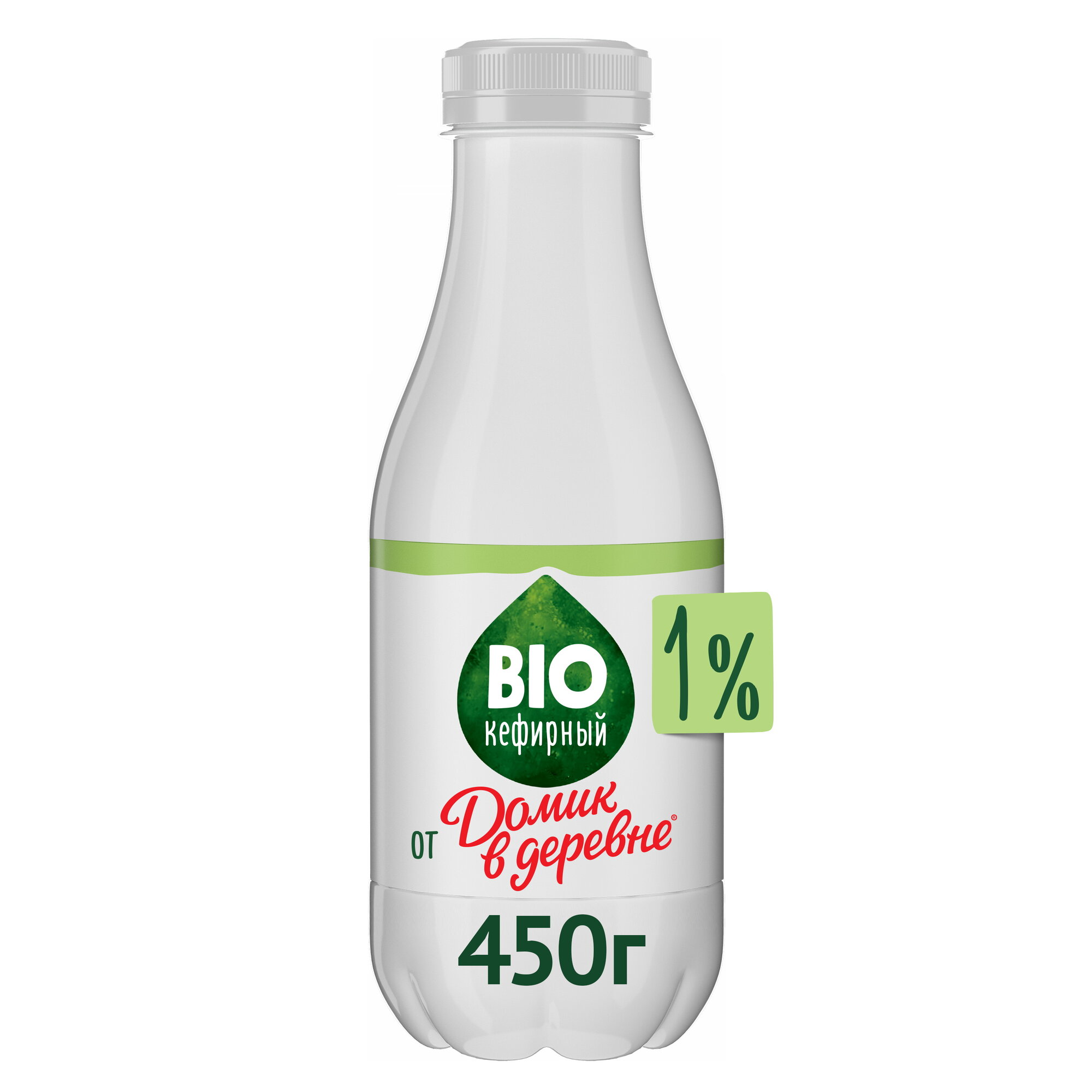 Кефир Домик в деревне BIO-кефирный 1% 450г