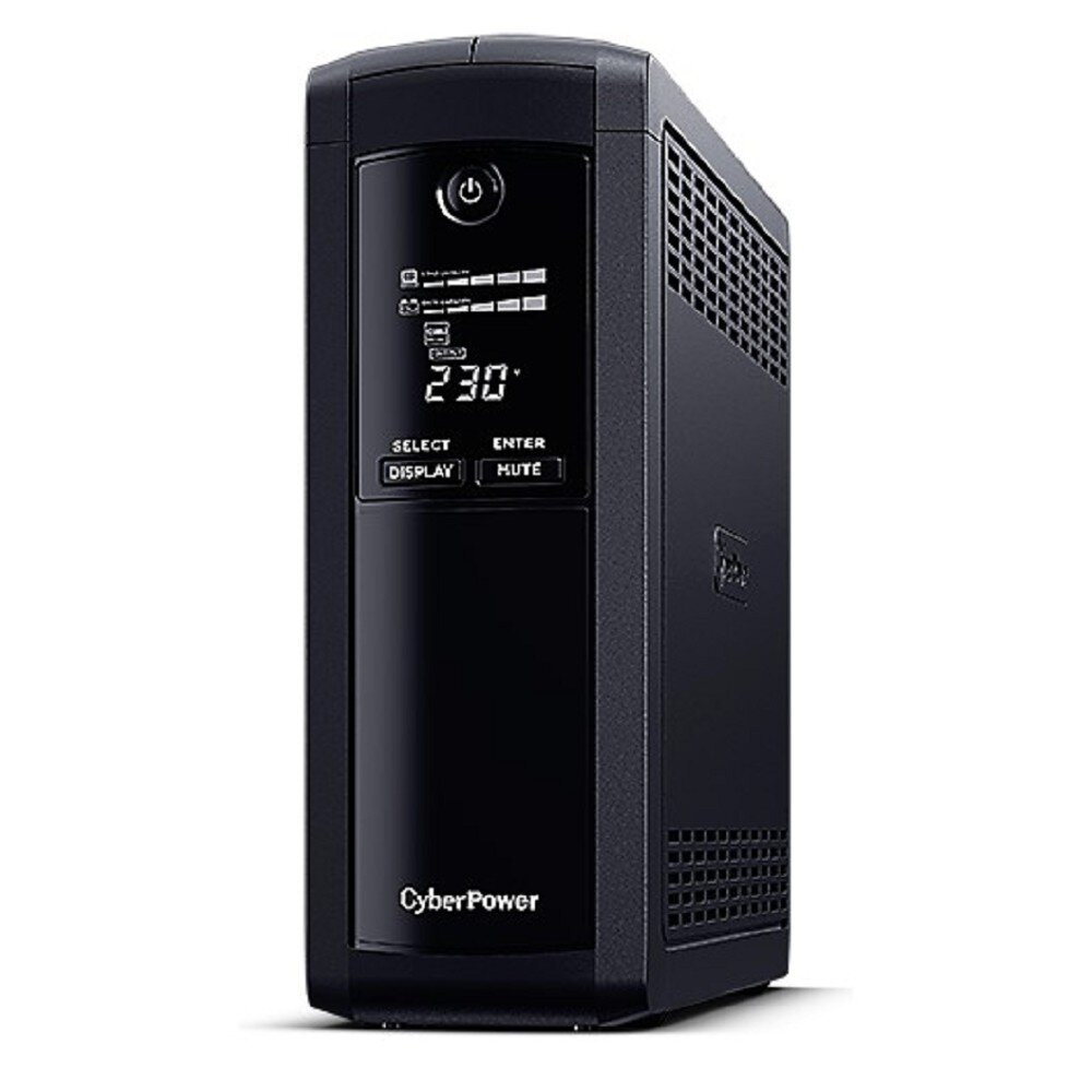 CyberPower ИБП CyberPower VP1600ELCD ИБП {Line-Interactive, Tower, 1600VA/960W USB/RS-232/RJ11/45 (4 + 1 EURO)}