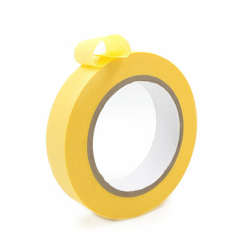 Малярная лента, на бумажной основе, класс 60град (50м х 25мм) желтый