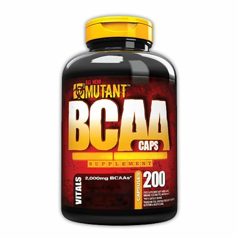 Аминокислоты Mutant BCAA 200 капсул