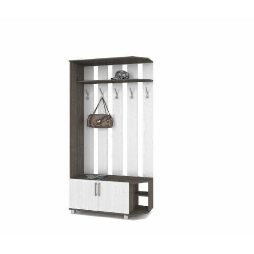 Модерн Прихожая 1000 с крючками Кана К83 Анкор темныйАнкор светлый 11097₽