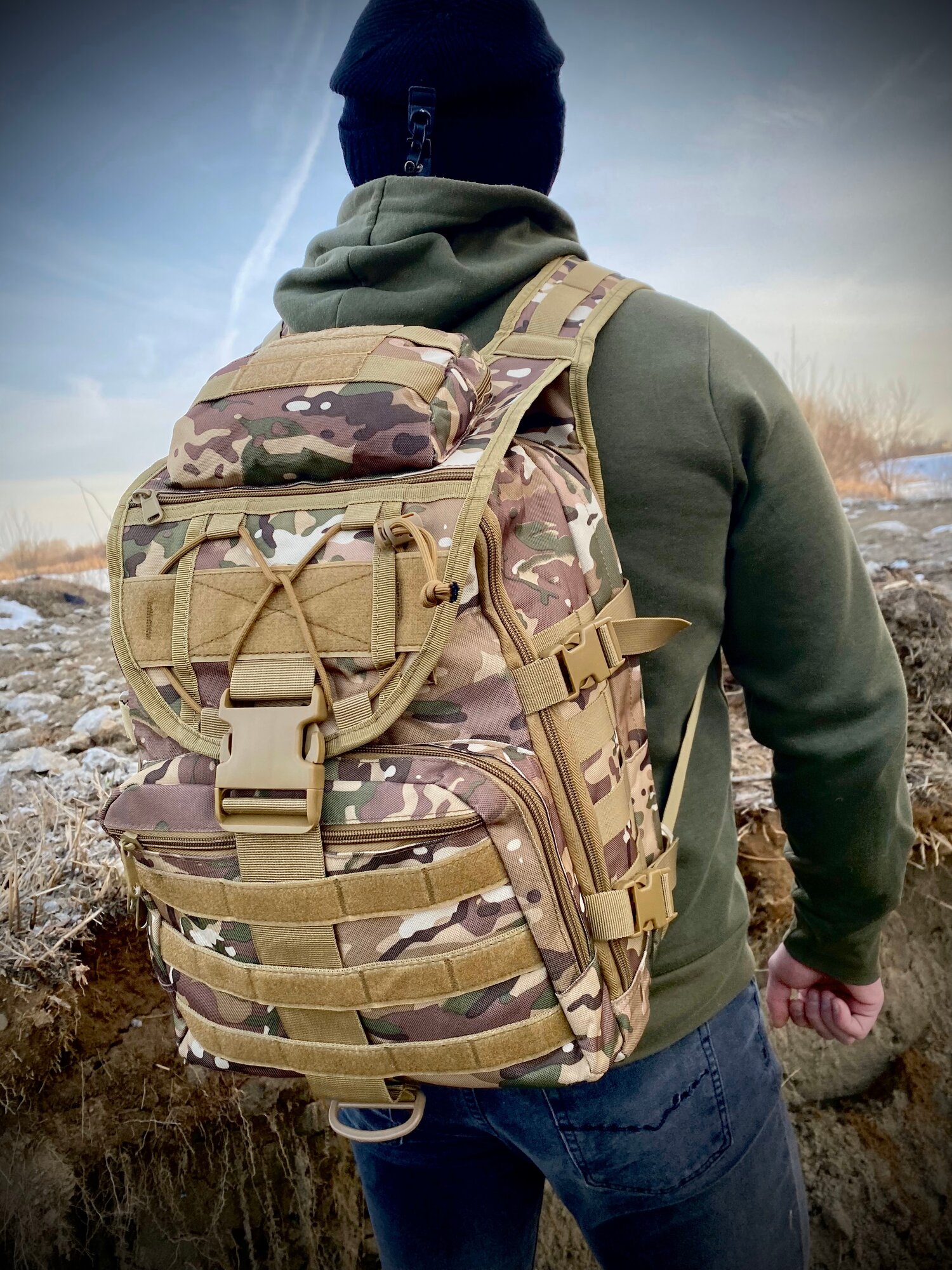 фото Рюкзак тактический 30л, туристический, мультикам