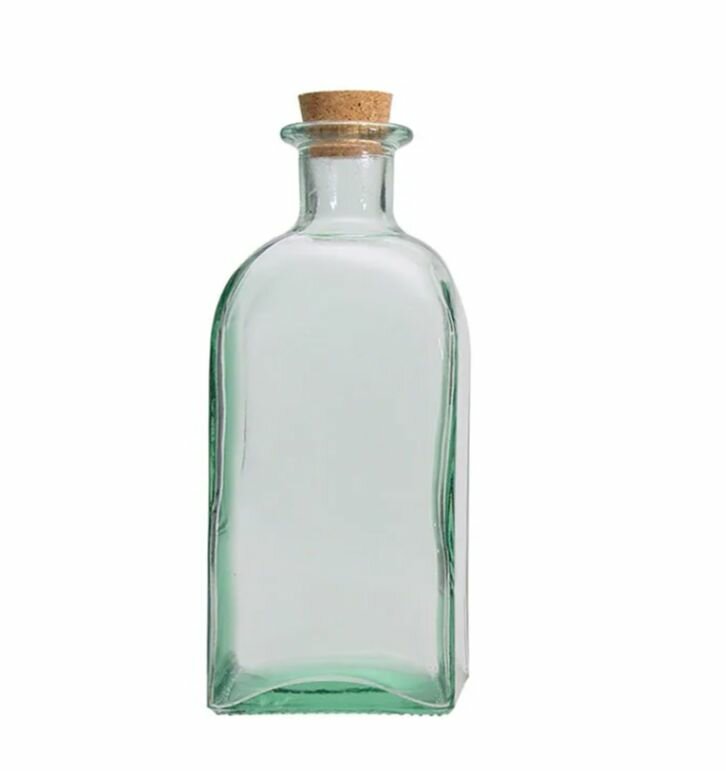Бутылка стеклянная с пробкой 1,0л
