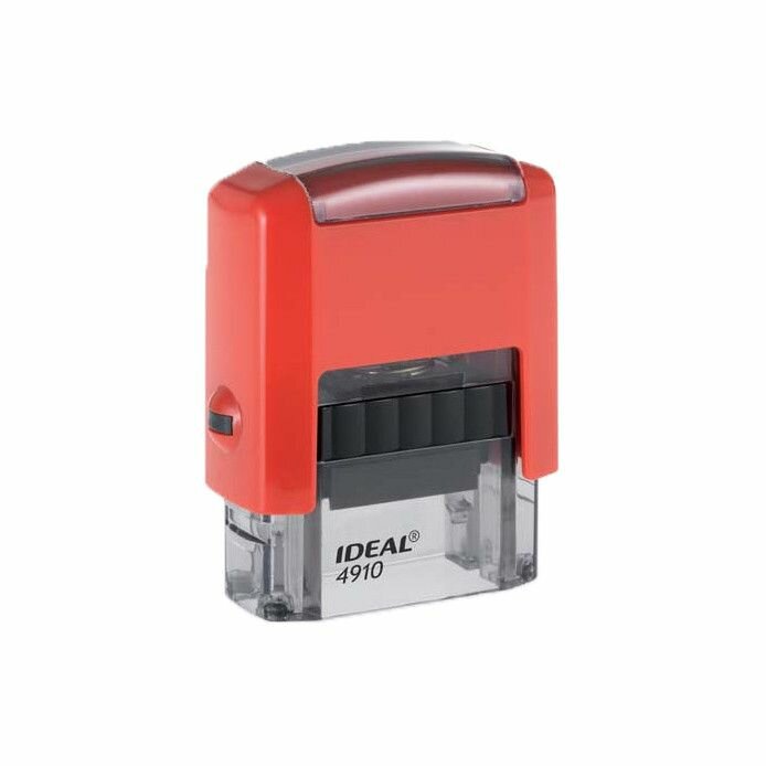 IDEAL 4910 Автоматическая оснастка для штампа (штамп 26 х 9 мм.), Красный