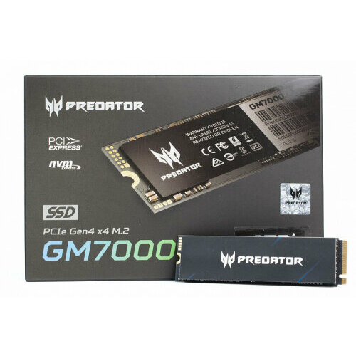 Накопитель SSD Acer M.2 4TB GM7000 PCIe 4.0 x4 (BL.9BWWR.107)
