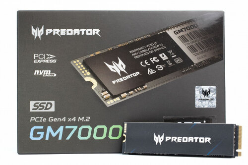 Накопитель SSD M.2 Acer Predator 1TB GM7000 PCIe 4.0 x4, NVMe 1.4 (BL.9BWWR.105)