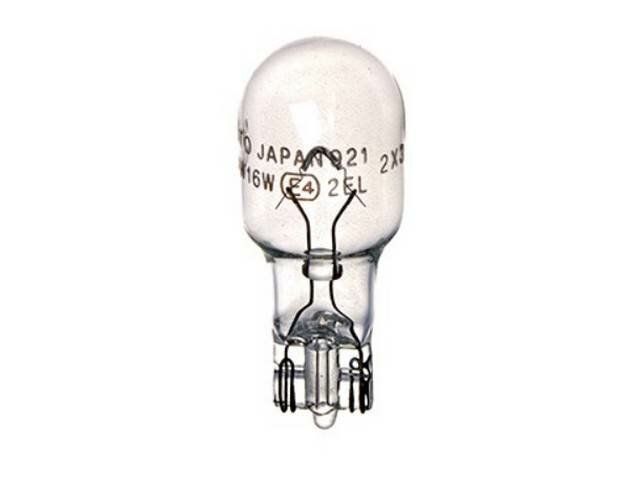 Лампа дополнительного освещения Koito 12V 16W - без цоколя T16 (ECE) W16W 1781