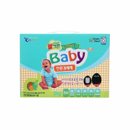 Стиральный порошок Baby для стирки детского белья, 3 кг