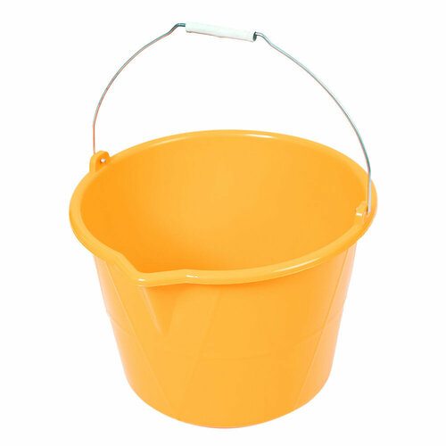 Ведро строительное полипропиленовое Павловская Заря ударопрочное и морозостойкое с носиком 20 л 1030₽