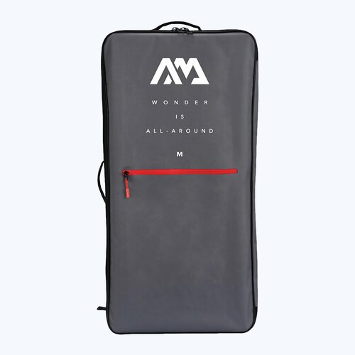 Рюкзак для SUP-доски Aqua Marina Zip Backpack S24 (M, Серый) рюкзак для каяка aqua marina zip backpack for tomahawk цвет черный габариты 100x60x26 см b0302975