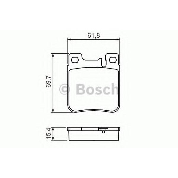 Тормозные колодки Bosch - фото №10