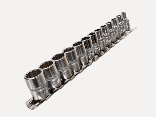 Изображение товара Набор головок JTC 12-гранных 1/4 4-14 мм 13 предметов, хромованадиевая сталь