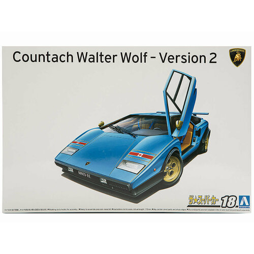 06383 Aoshima Автомобиль Lamborghini Countach Wolf Ver.2 '76 (1:24)