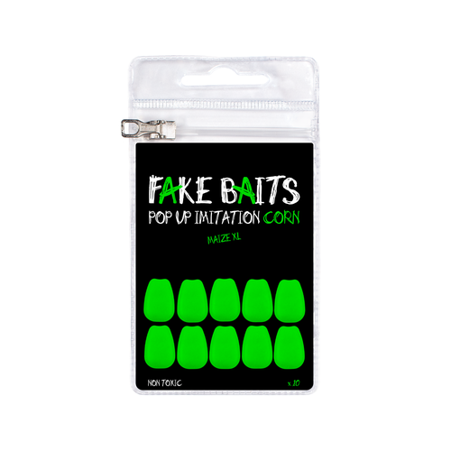 Искусственная кукуруза плавающая Fake Baits XL зеленая флюро