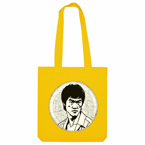 Сумка шоппер Us Basic, желтый polly matthew bruce lee a life