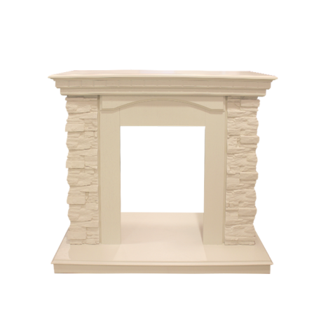 Портал каминный из МДФ RealFlame Elford 25 белый дуб под очаг RealFlame Firefield 25 S IR 200168