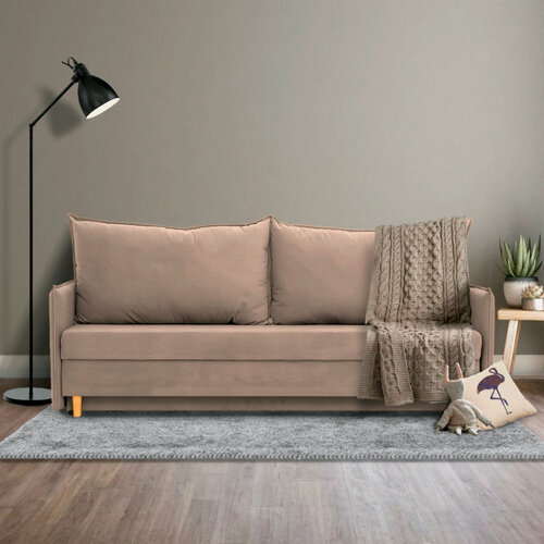 Изображение товара Диван - кровать прямой Кёльн Лайт, механизм еврокнижка, 200 х 74 х 73 см, Бежевый