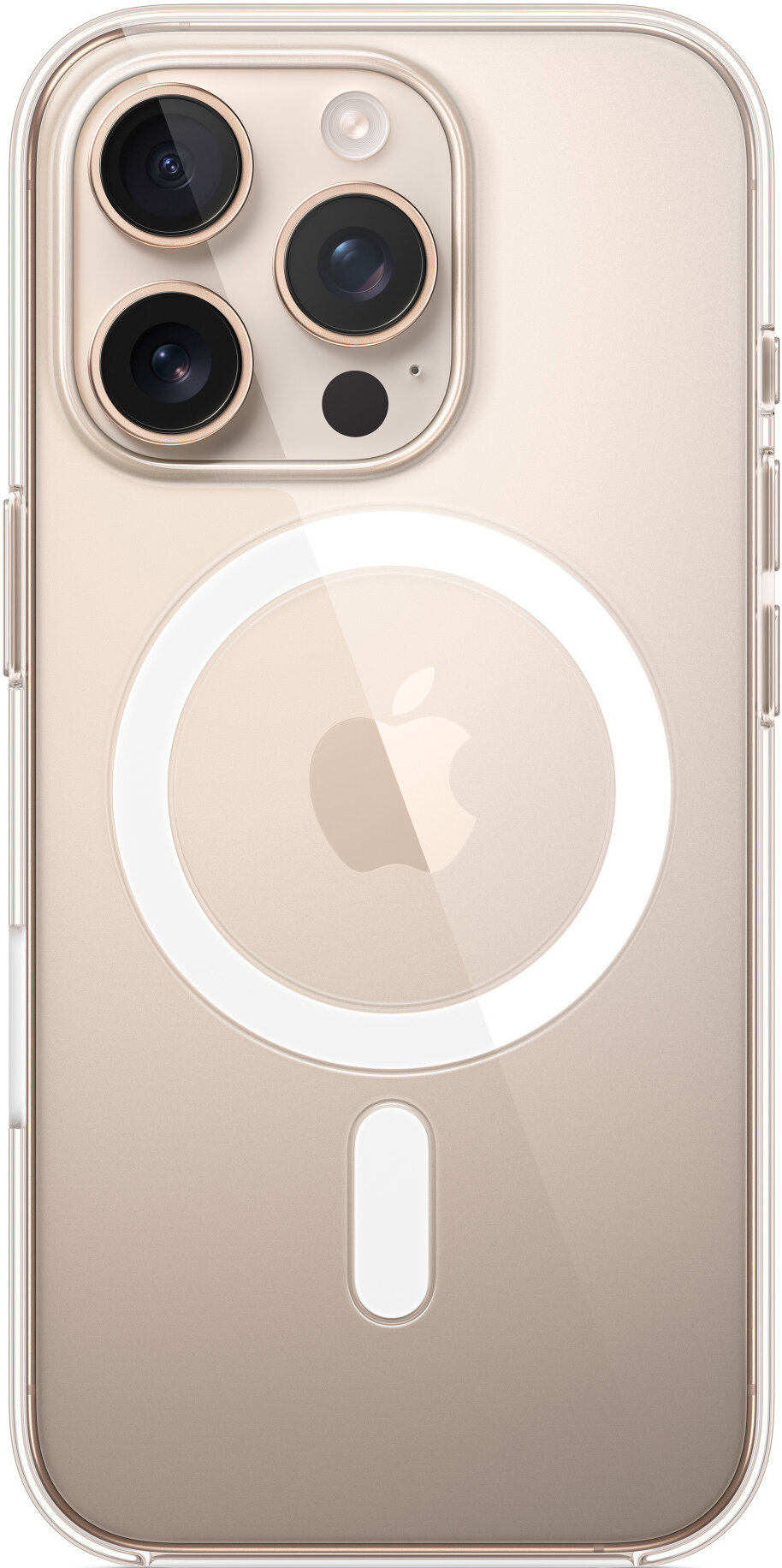 Клип-кейс Apple Clear Case with MagSafe для iPhone 16 Pro прозрачный