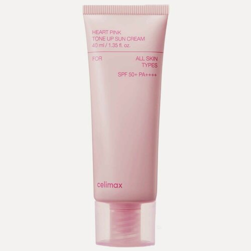 Изображение товара Крем для лица солнцезащитный, HEART PINK TONE UP SUN CREAM, celimax, 40 мл