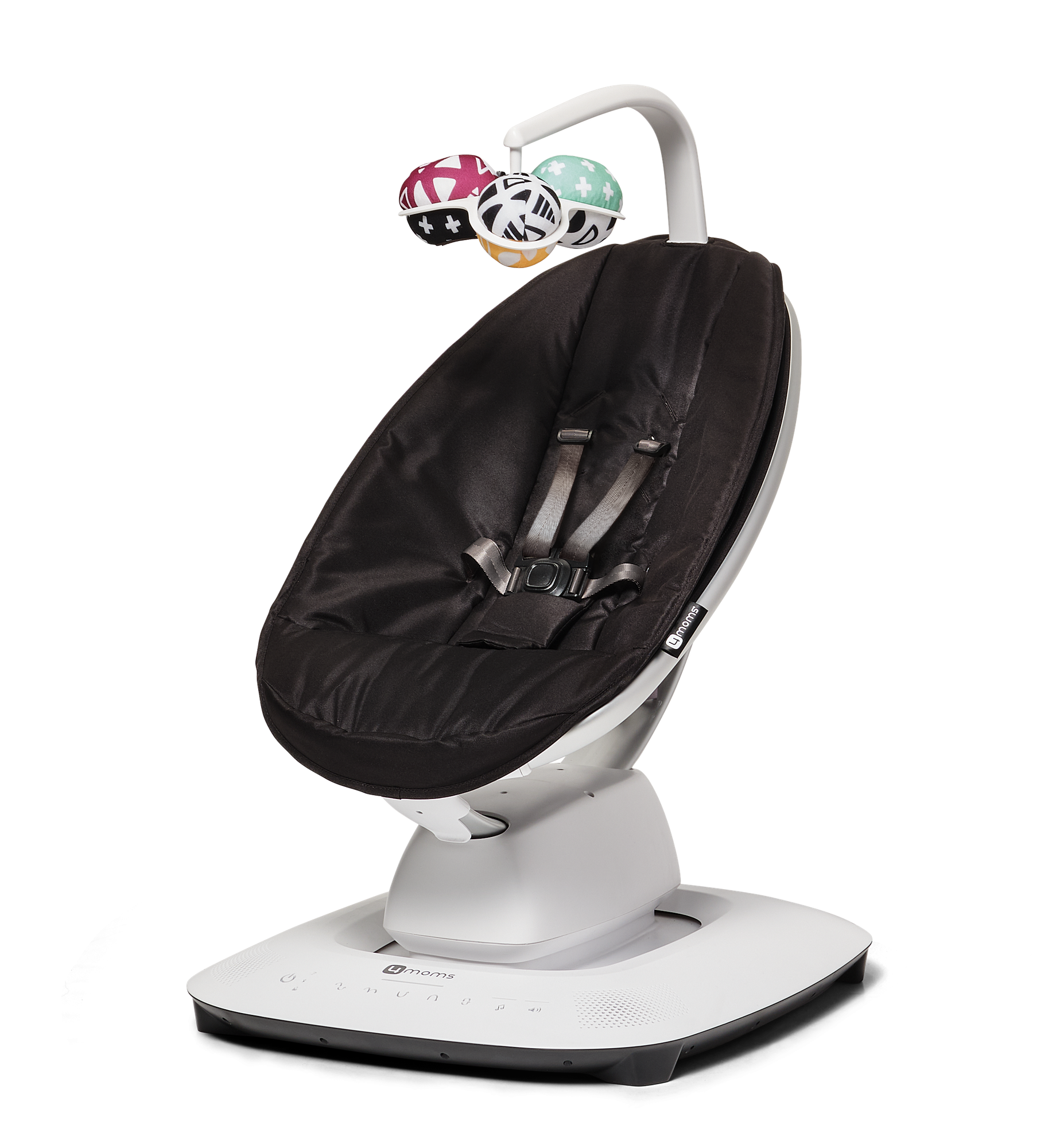 Электронное кресло-качалка - 4moms mamaRoo New, цвет Black Classic (Чёрный)