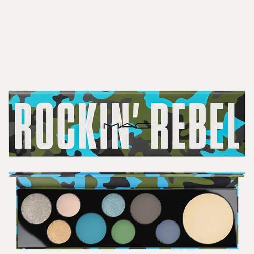 Изображение товара Палетка теней MAC Rockin Rebel, для всех типов кожи, 9 цветов, перламутр/металлик