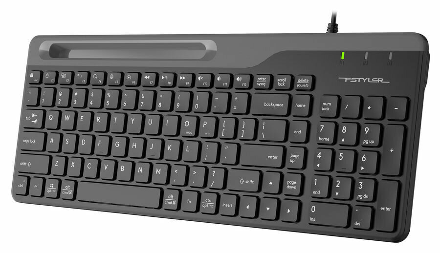 Клавиатура A4Tech Fstyler FK25 FK25 BLACK — фото 1