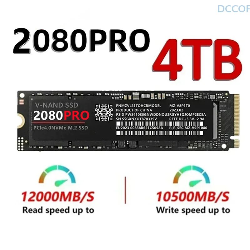 SD&HI 4 ТБ M.2 NVMe SSD для ПК — фото 1