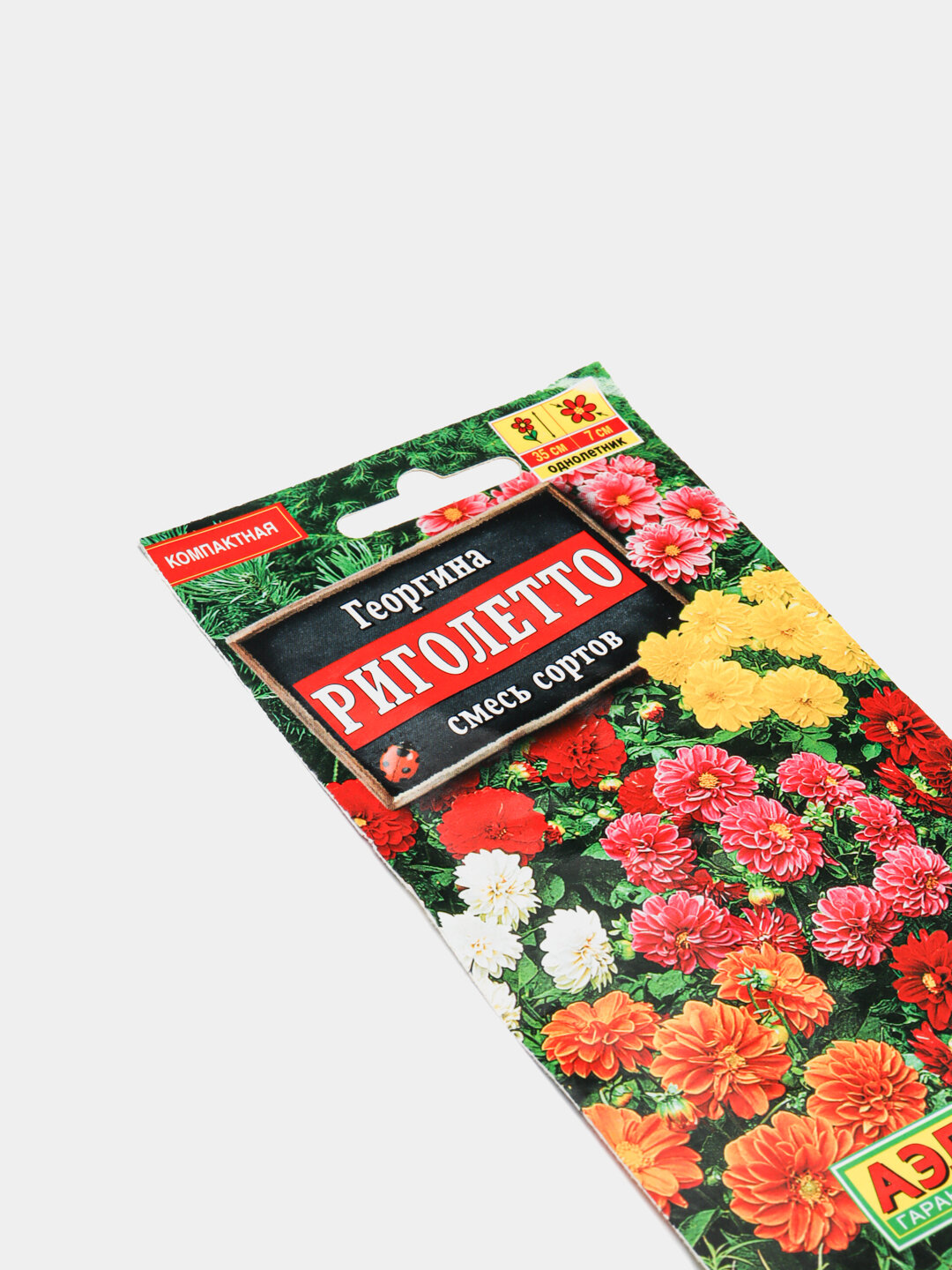 Семена цветов "Георгина", сорт Риголетто — фото 1