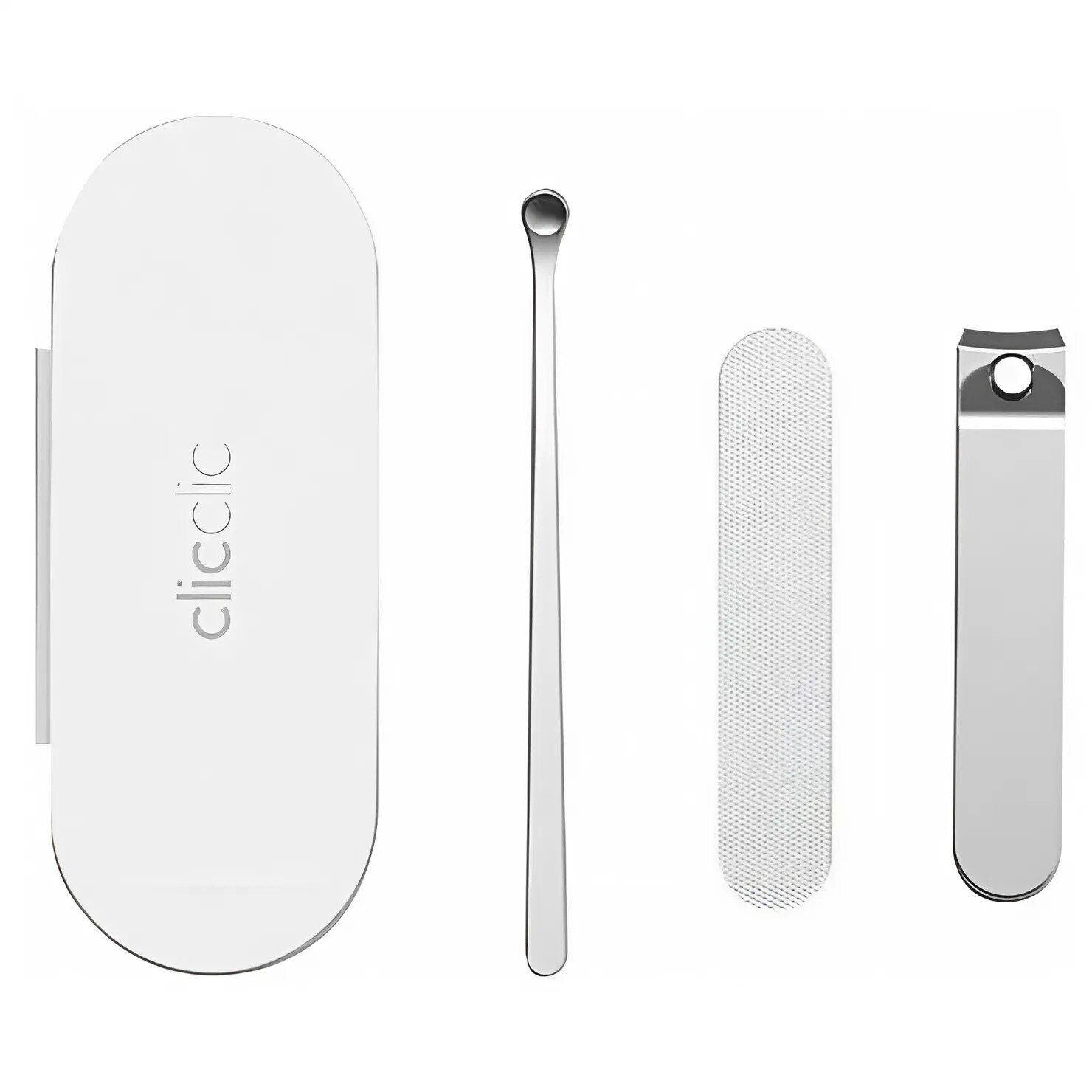 Маникюрный набор Clicclic Professional Nail Clippers Set 3 предмета, инструменты для маникюра из нержавеющей стали