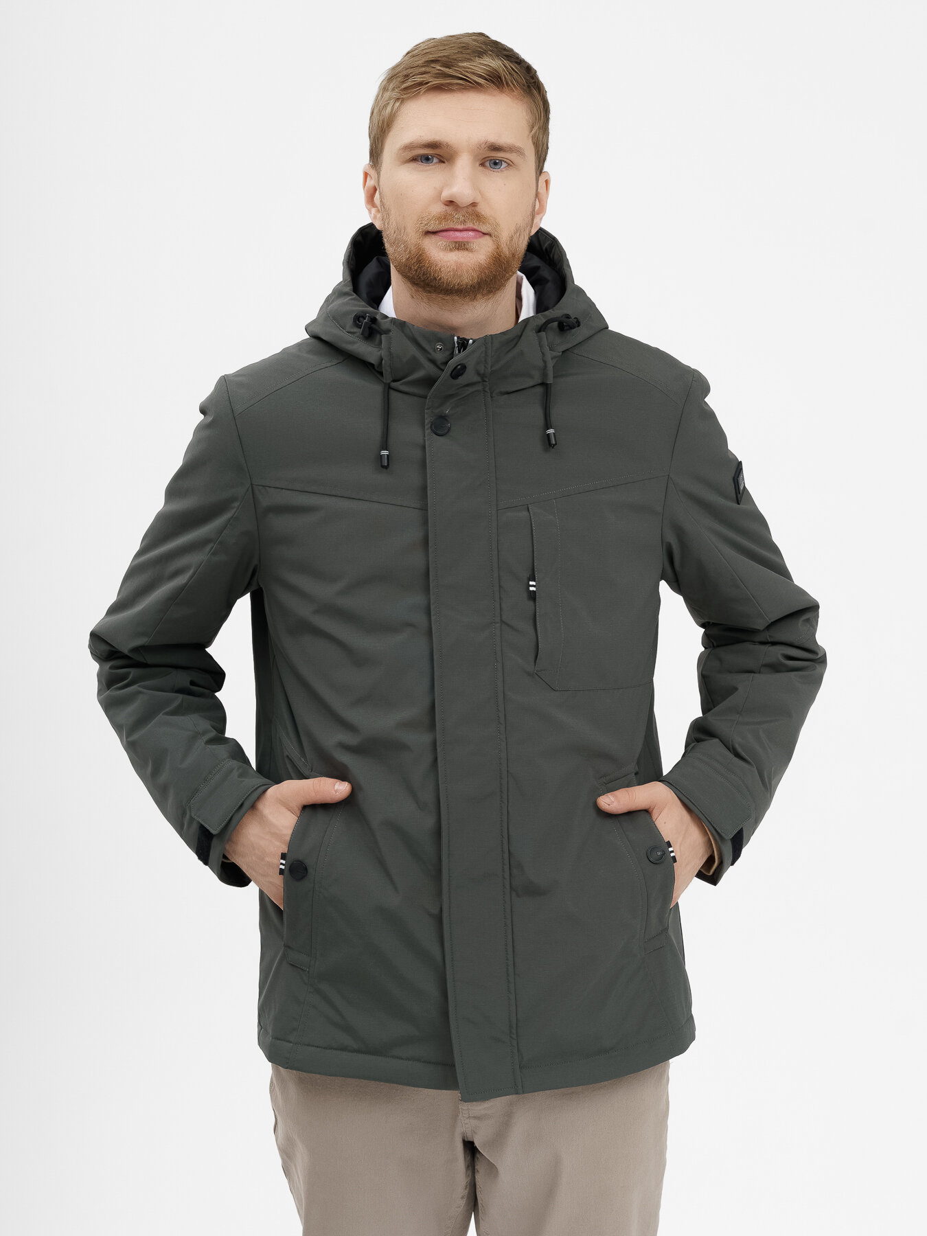 Куртка O'HARA, размер 48, серо-зеленый