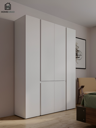 Изображение товара Шкаф для одежды HomeGrad Sura 2, 150 см, ЛДСП, распашные дверцы, белый