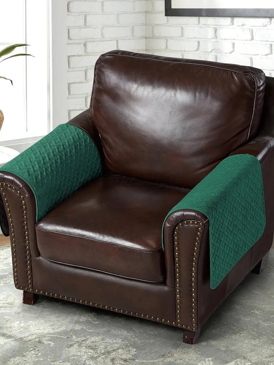 Накидка на подлокотник дивана 70х70 1 шт, дивандек Sofa
