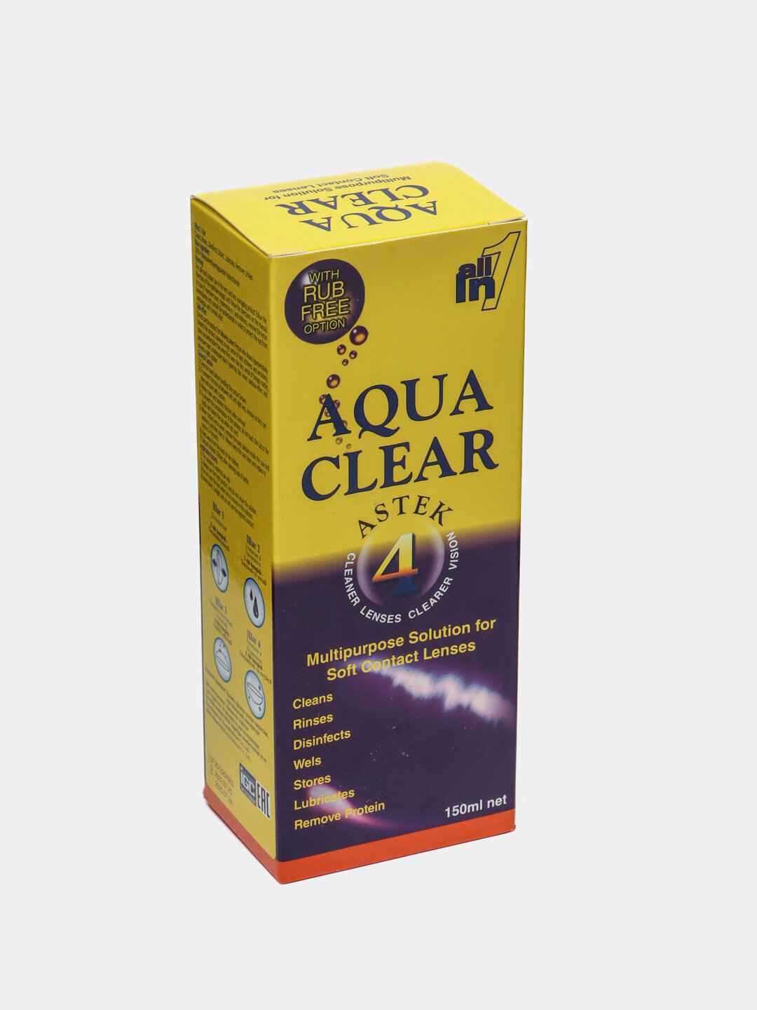 Раствор для контактных линз, многофункциональный, Корея, 150мл — фото 1