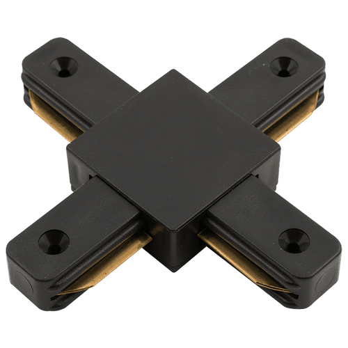 X-Коннектор для однофазного накладного трека черный